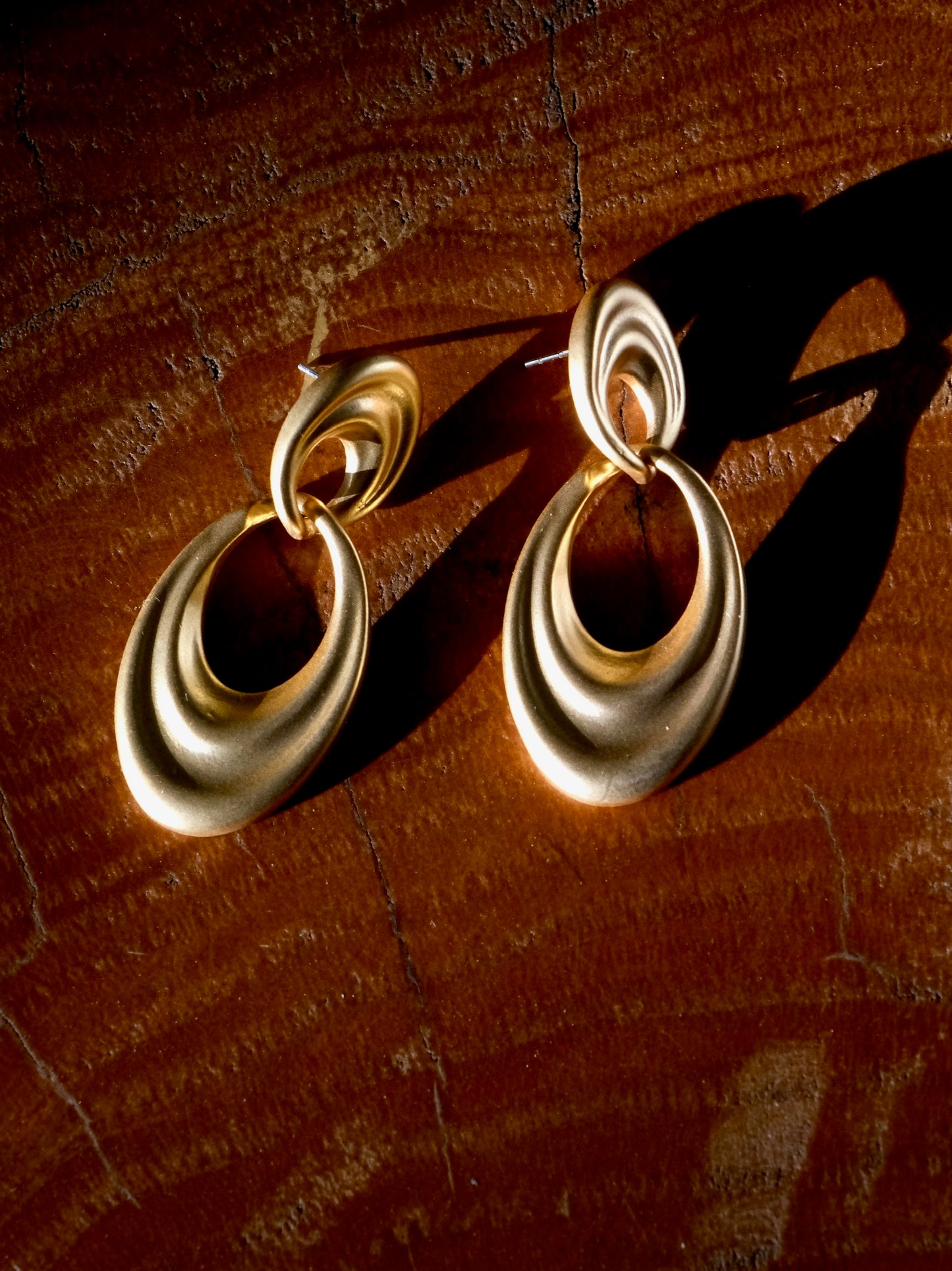 “Flowing Sands” Original Double Hoop Earrings