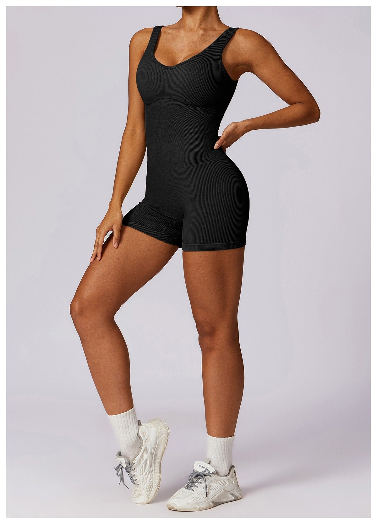 Underbust Snatched Tank Romper