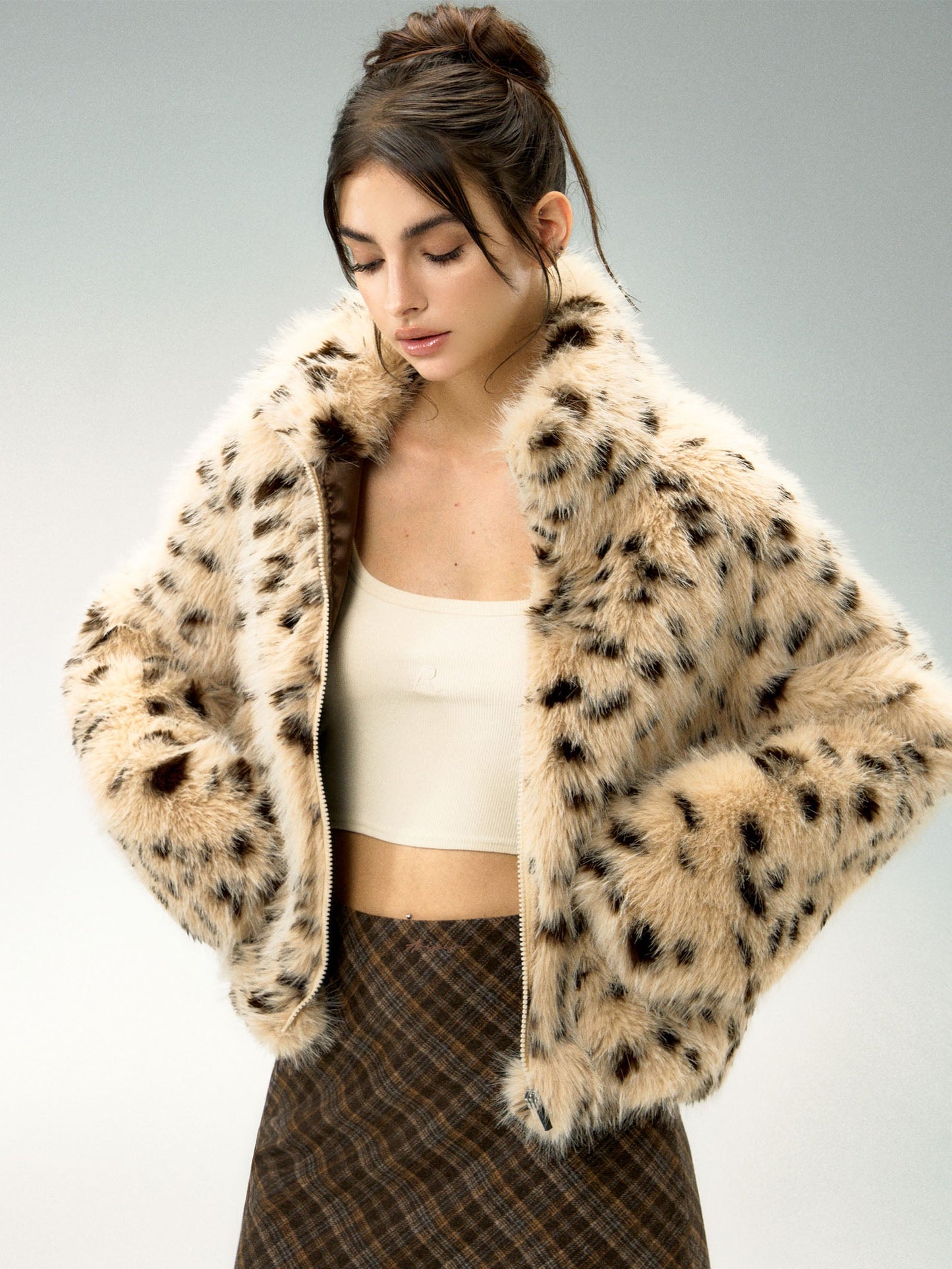 Leopard print jacket