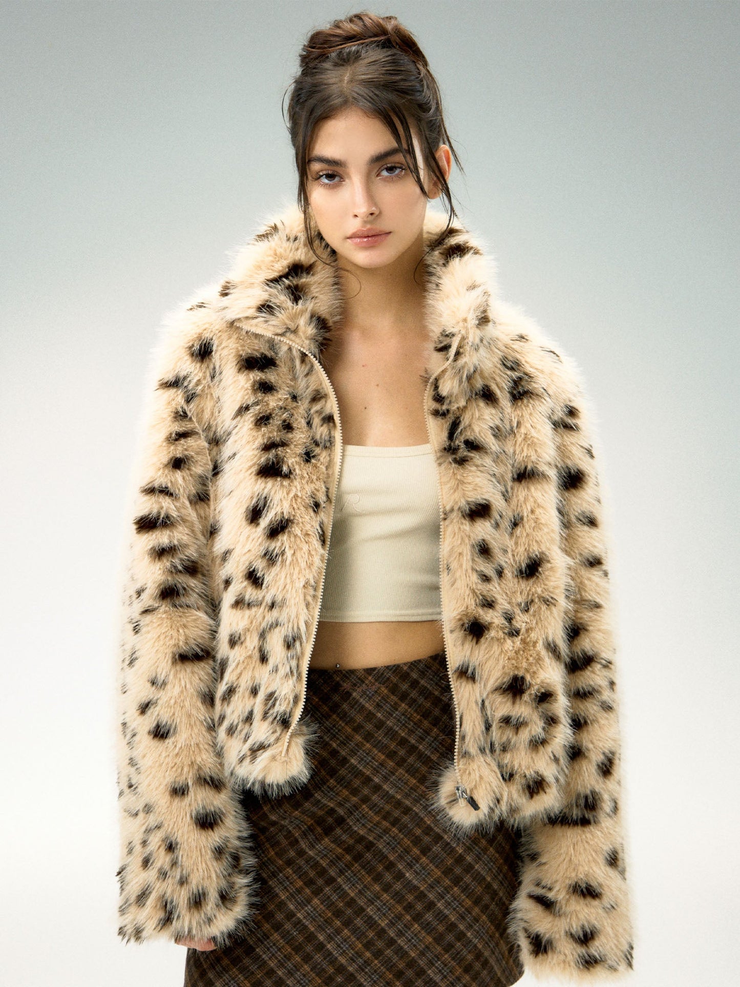 Leopard print jacket