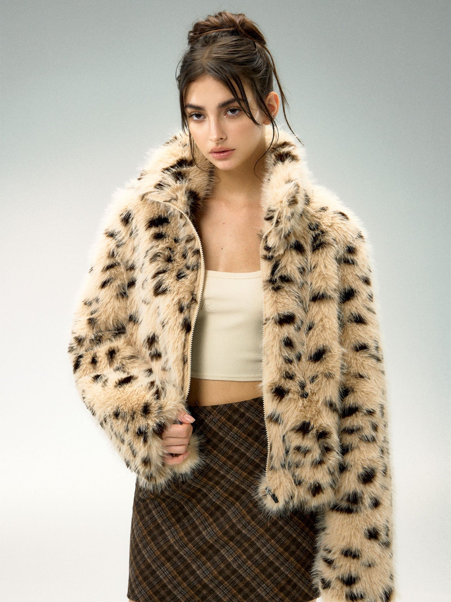 Leopard print jacket