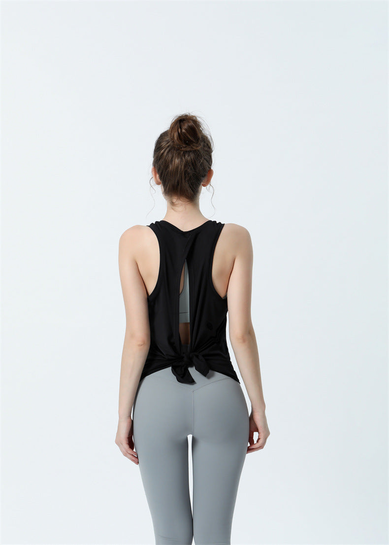 Open Back Sports Tank Top