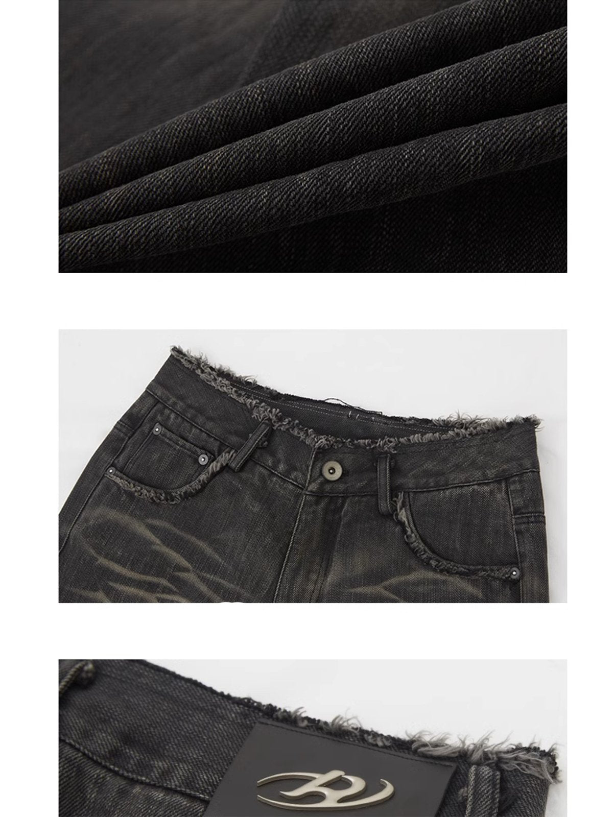 Low-Rise Straight-Leg Jeans RUN0013