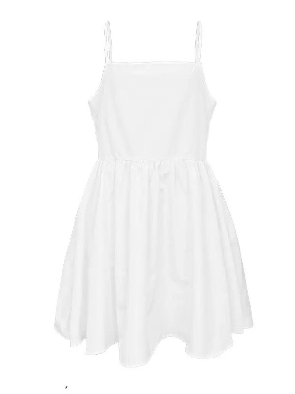 레이스 리본 메쉬 서스펜더 케이크 드레스