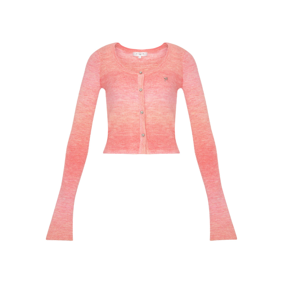 Kroche Peachy Gradient Woolen Cardigan
