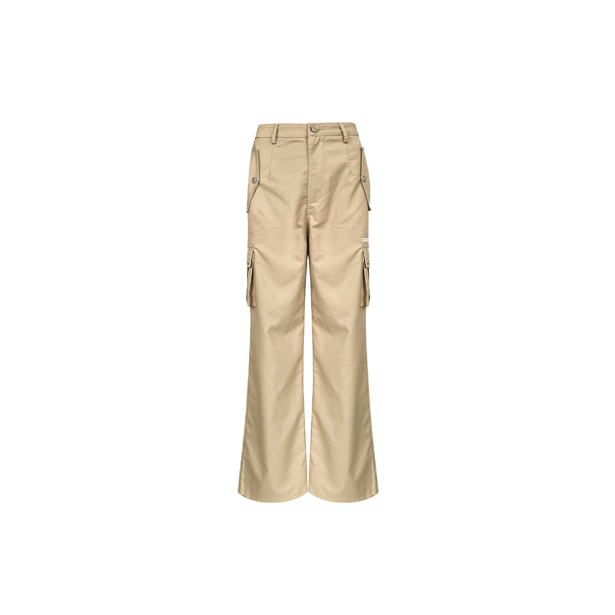 Kroche Multi-Pocket Oversized Cargo Pants Khaki