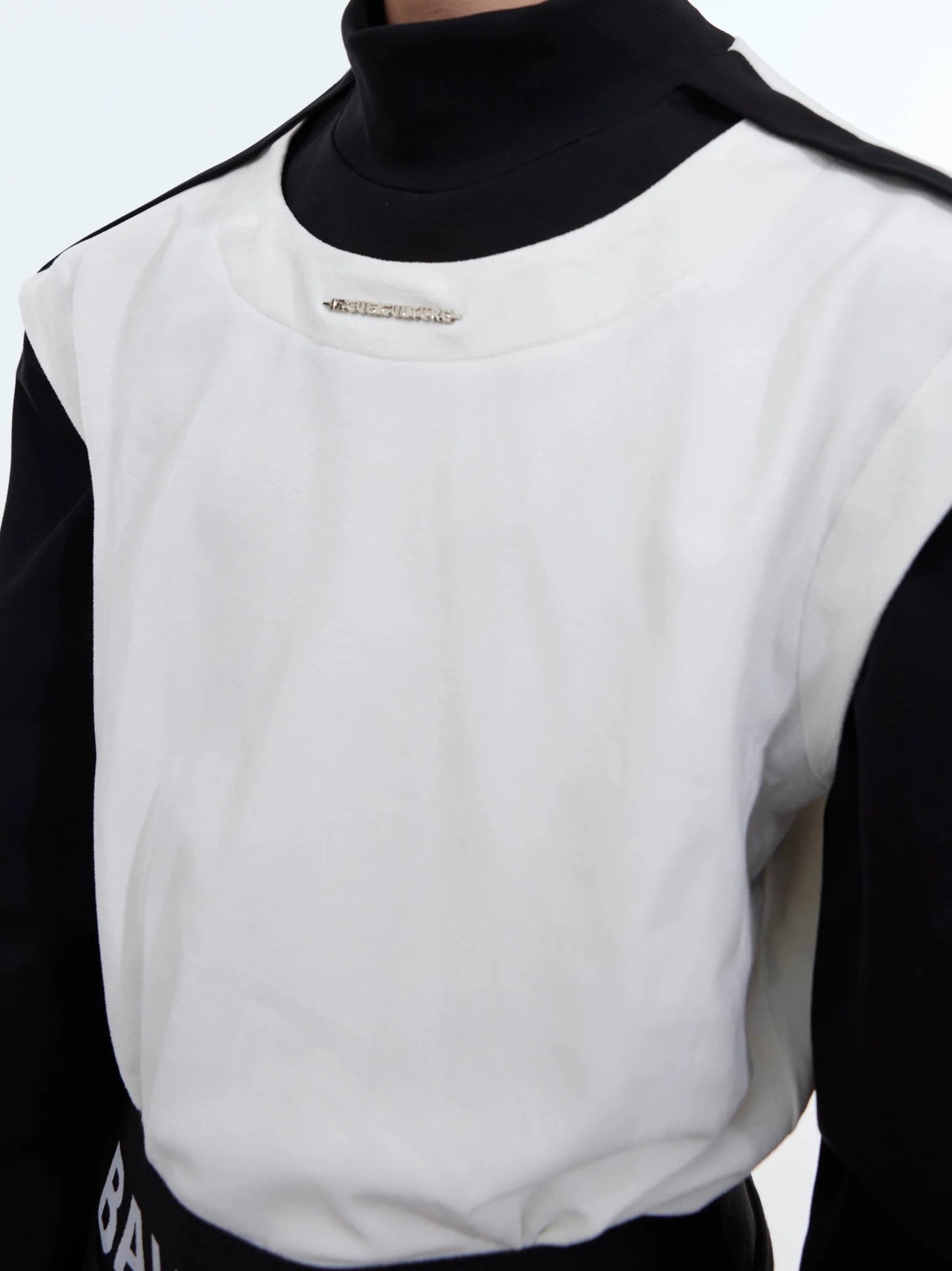 2-in-1 Slim-Fit Spliced Base Layer Color Block Long Sleeve T-Shirt