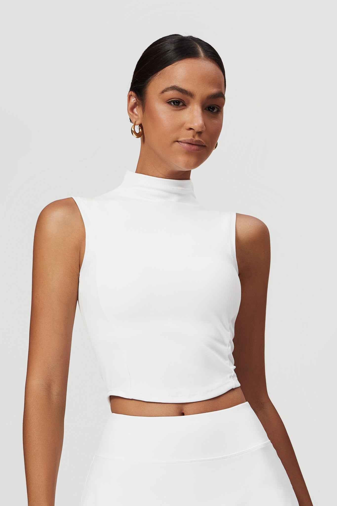 Colleen Crop Top - White