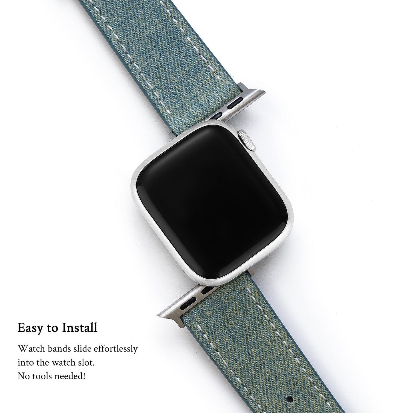 色のコントラストが美しいApple Watchバンド