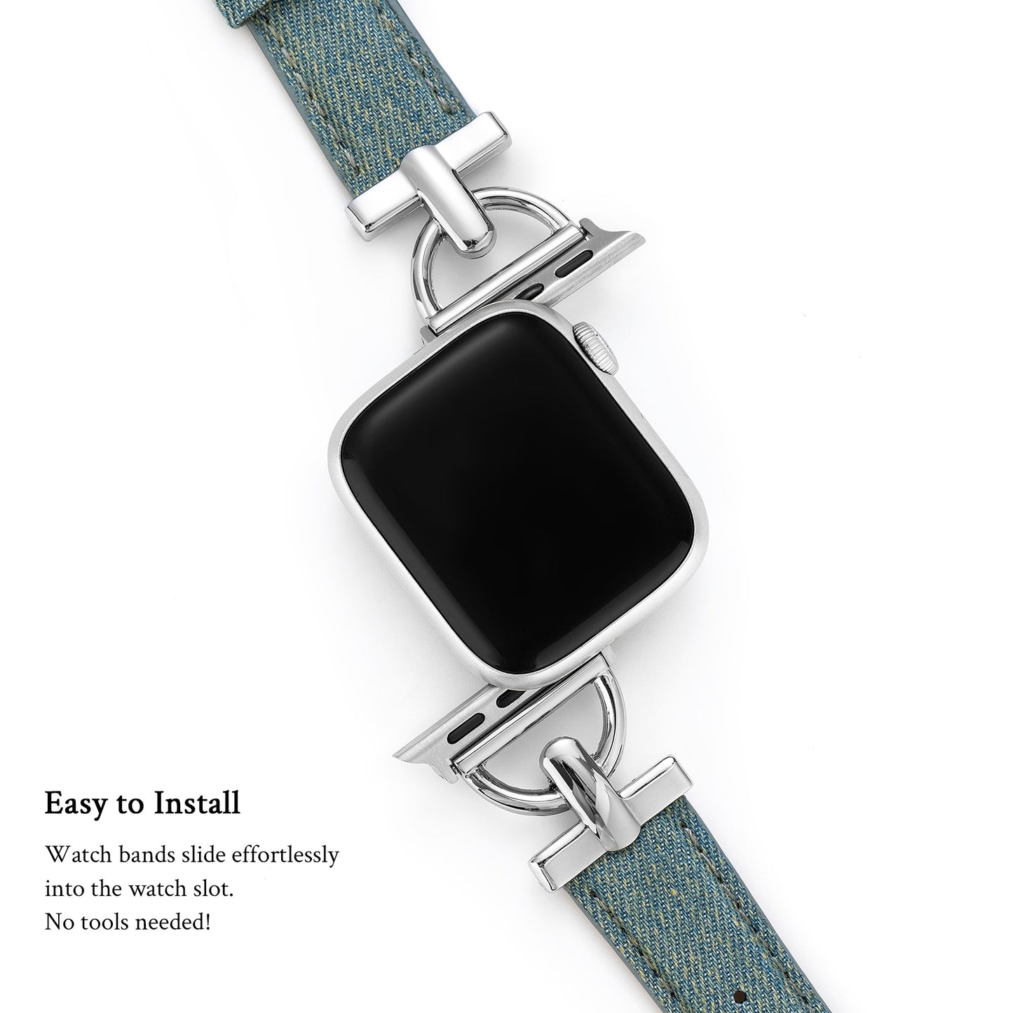 クラシカルデニム Apple Watch バンド