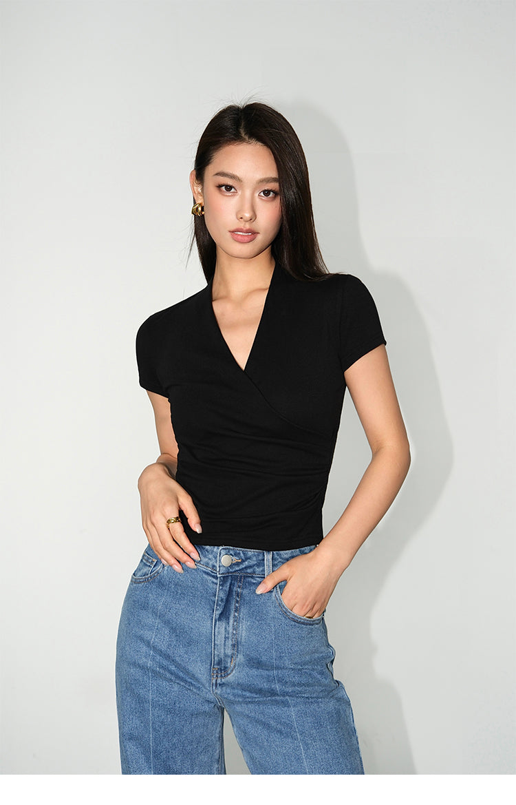 Neva V-Neck Essential Slim T-Shirt