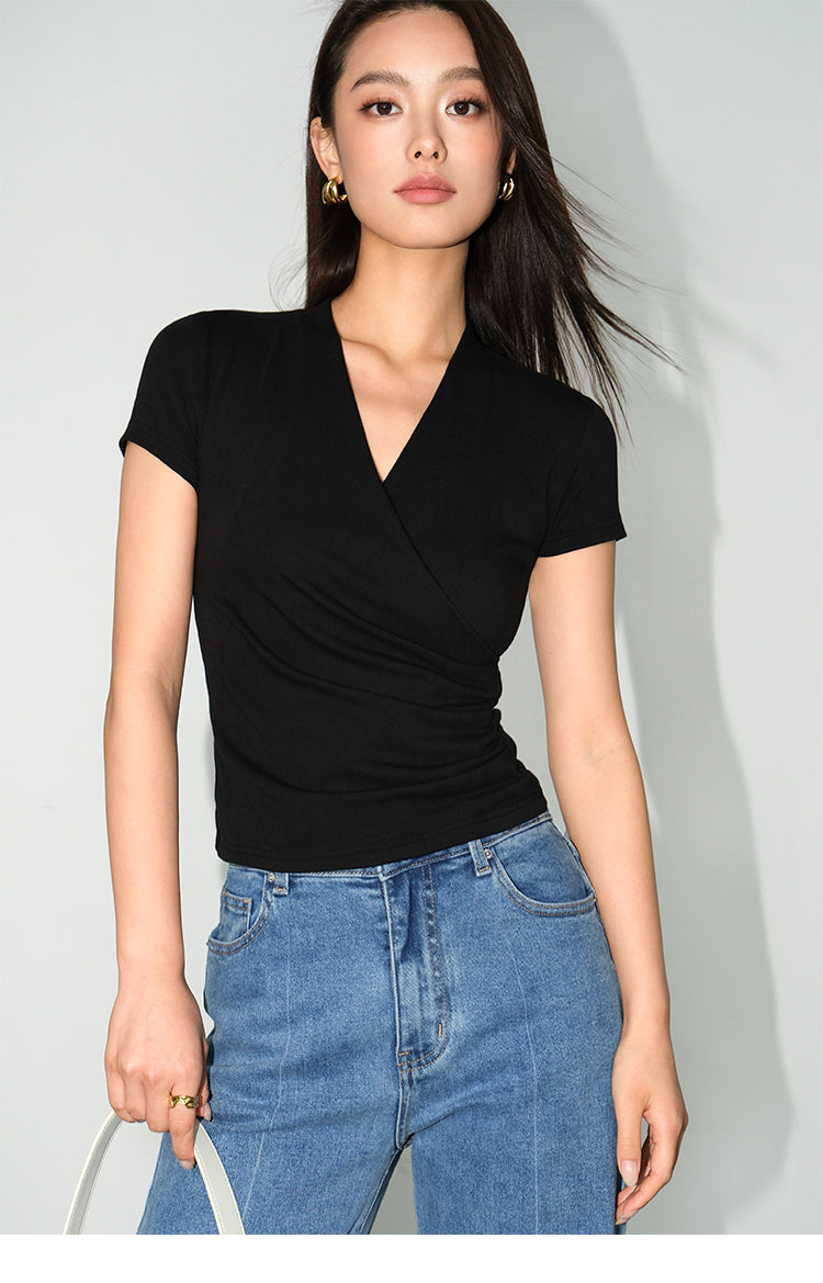 Neva V-Neck Essential Slim T-Shirt