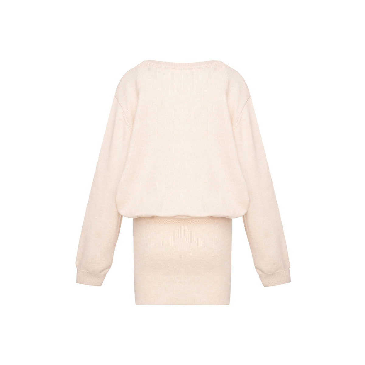 Kroche Old Money Style Knit Sweater Dress