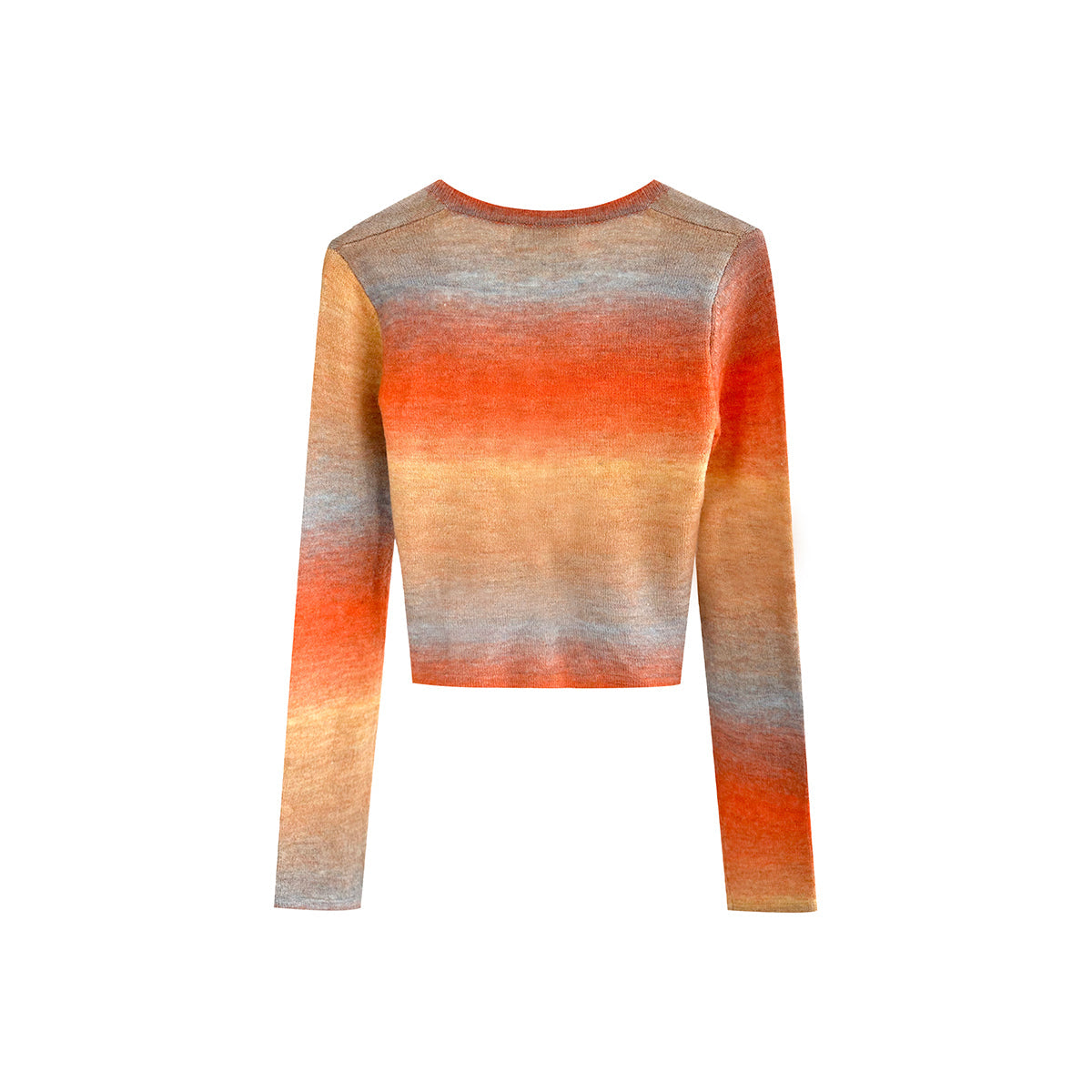 Kroche Vintage Gradient Slim Knit Top