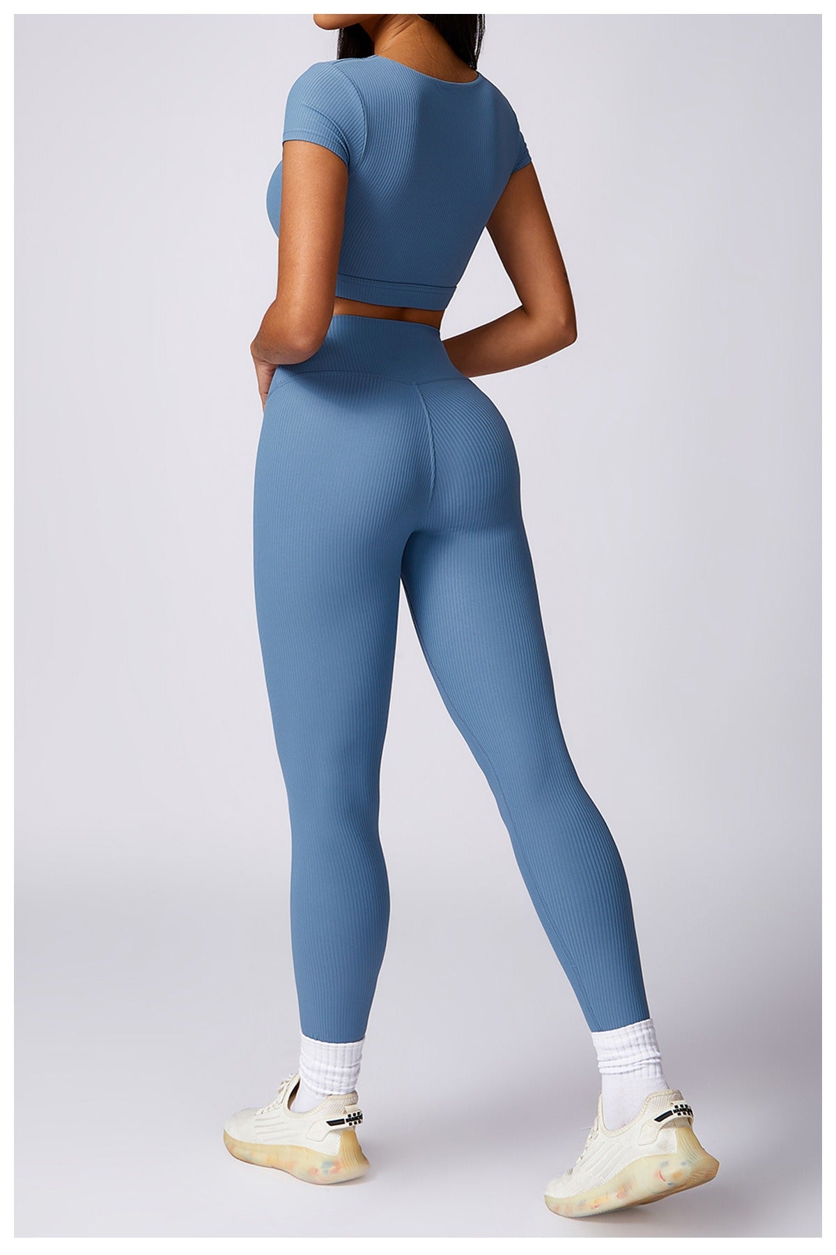 Valerie T-Sleeve Crop & Leggings Set