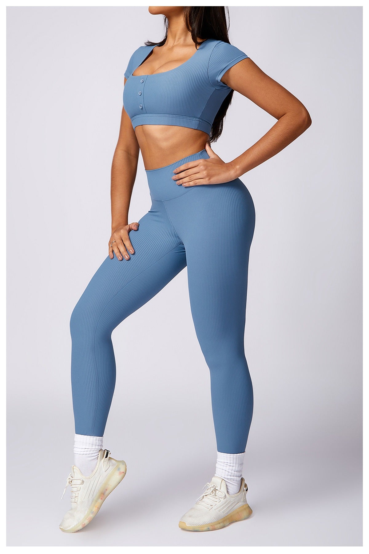 Valerie T-Sleeve Crop & Leggings Set