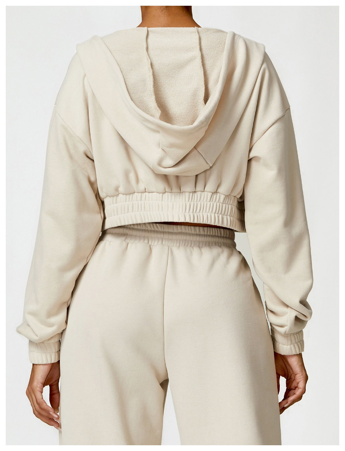 Mona Luxe 지퍼 스웨트수트 