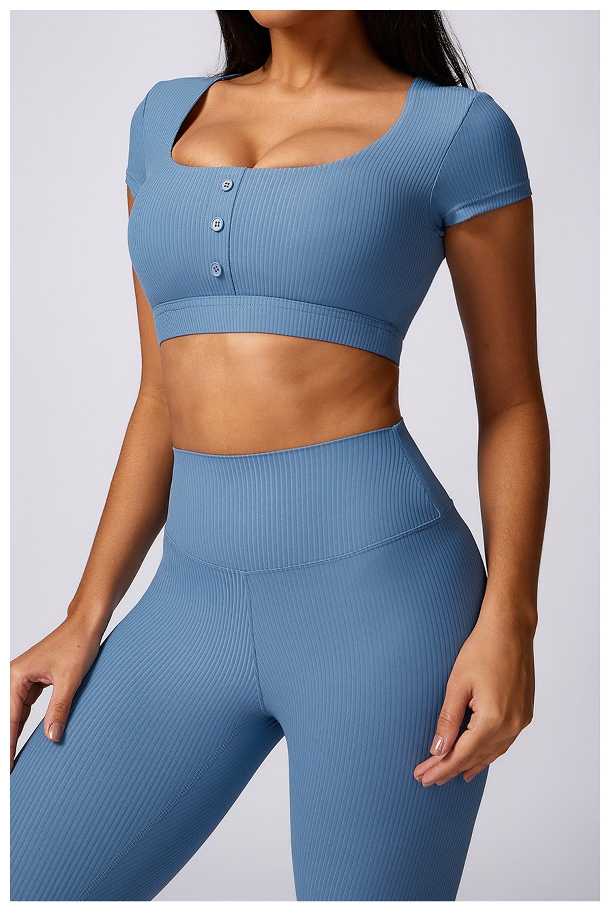 Valerie T-Sleeve Crop & Leggings Set