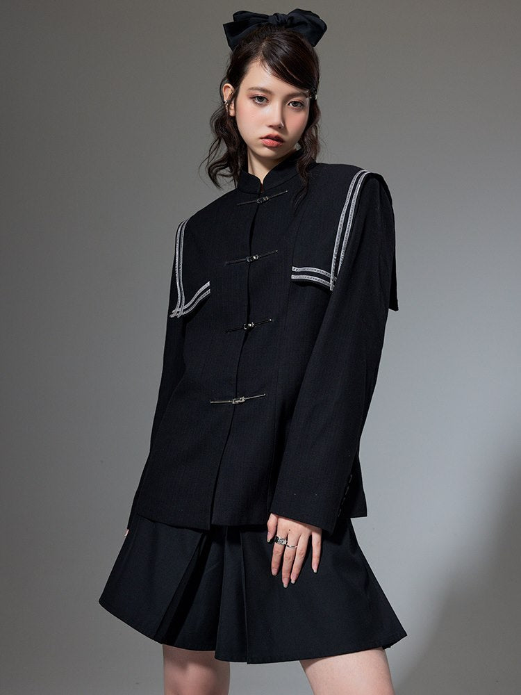 Sailor-collar Nichi Chinese Jacket