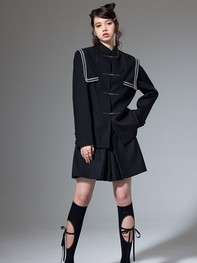 Sailor-collar Nichi Chinese Jacket