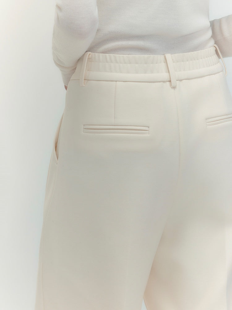 Plain Straight Classy Loose Slacks Pants