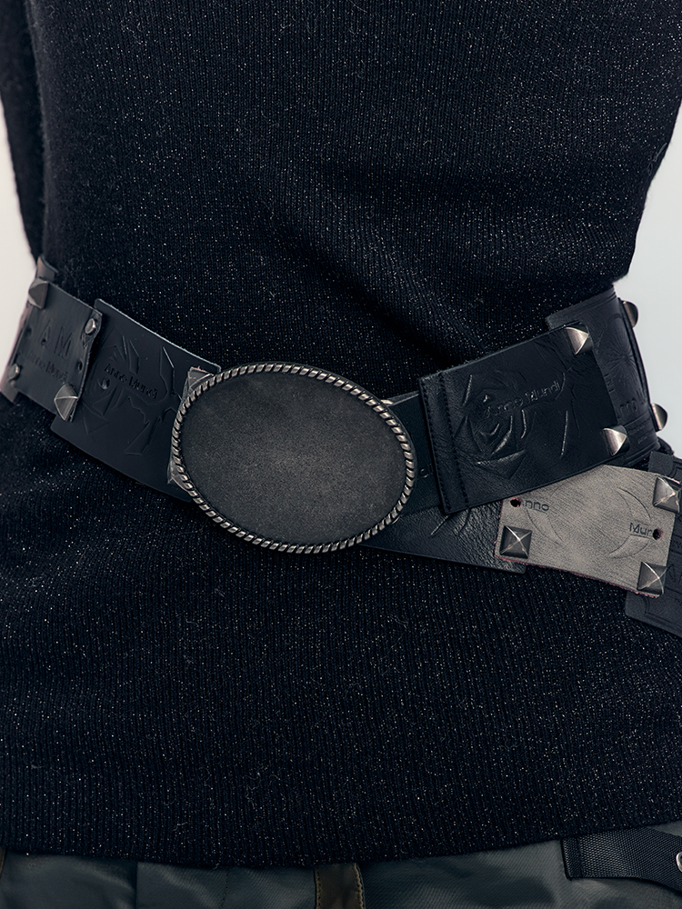 Nichi Vintage Retro Metal Belt