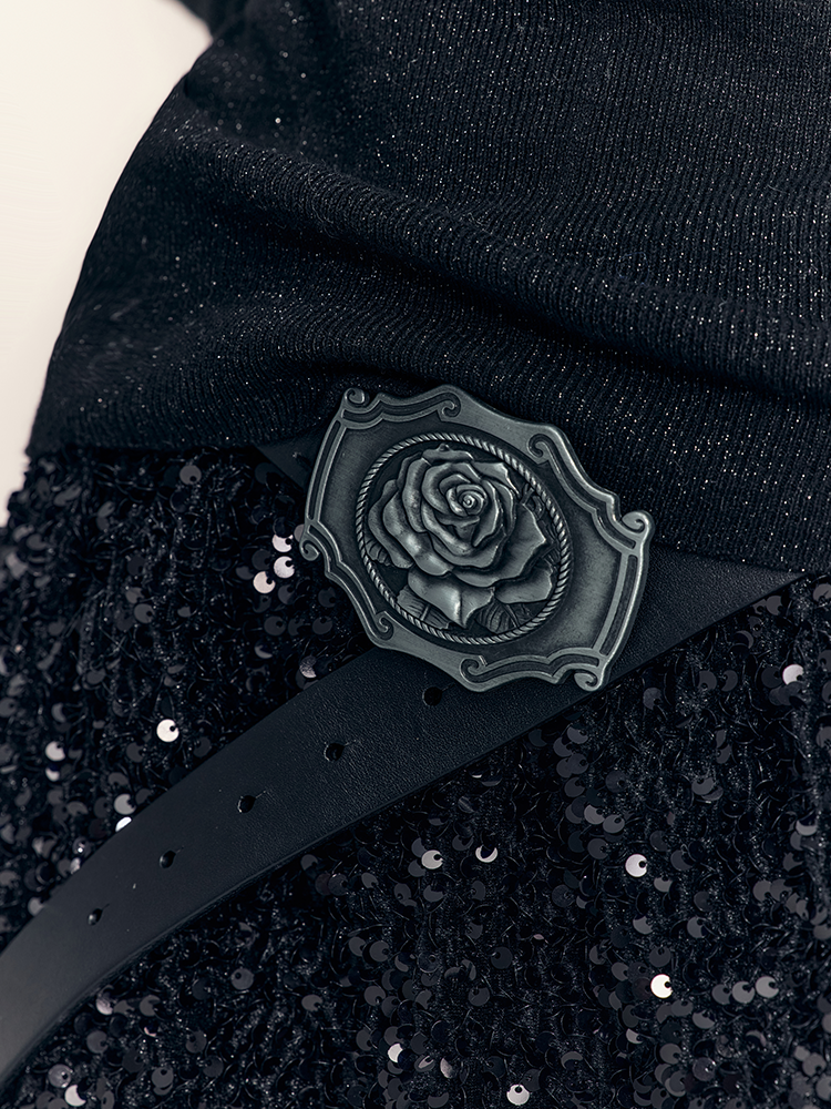 Rose Metal Vintage Simple Belt