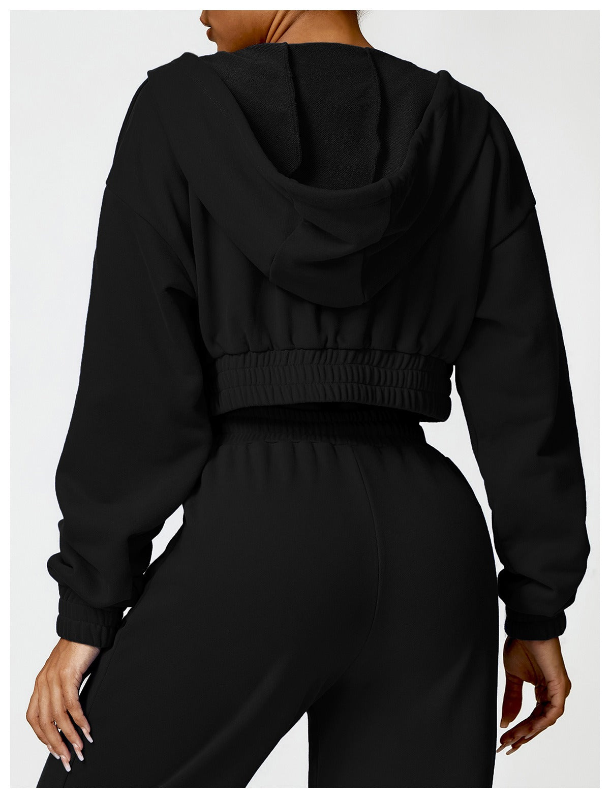 Mona Luxe 지퍼 스웨트수트 