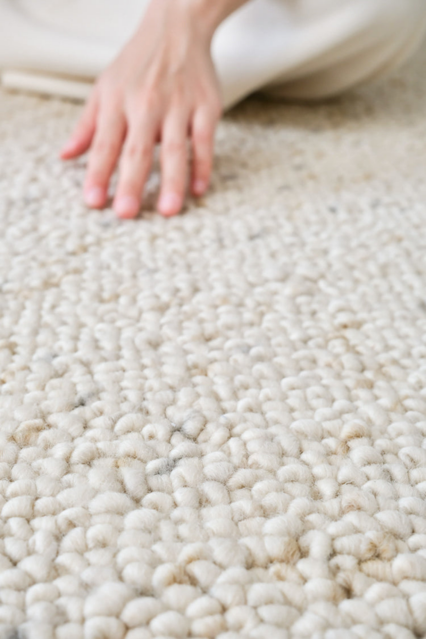 New Zealand Plush Popcorn "Wool + Cashmere" Rug