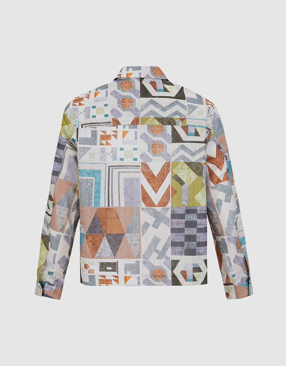 Geometric Print Jacket