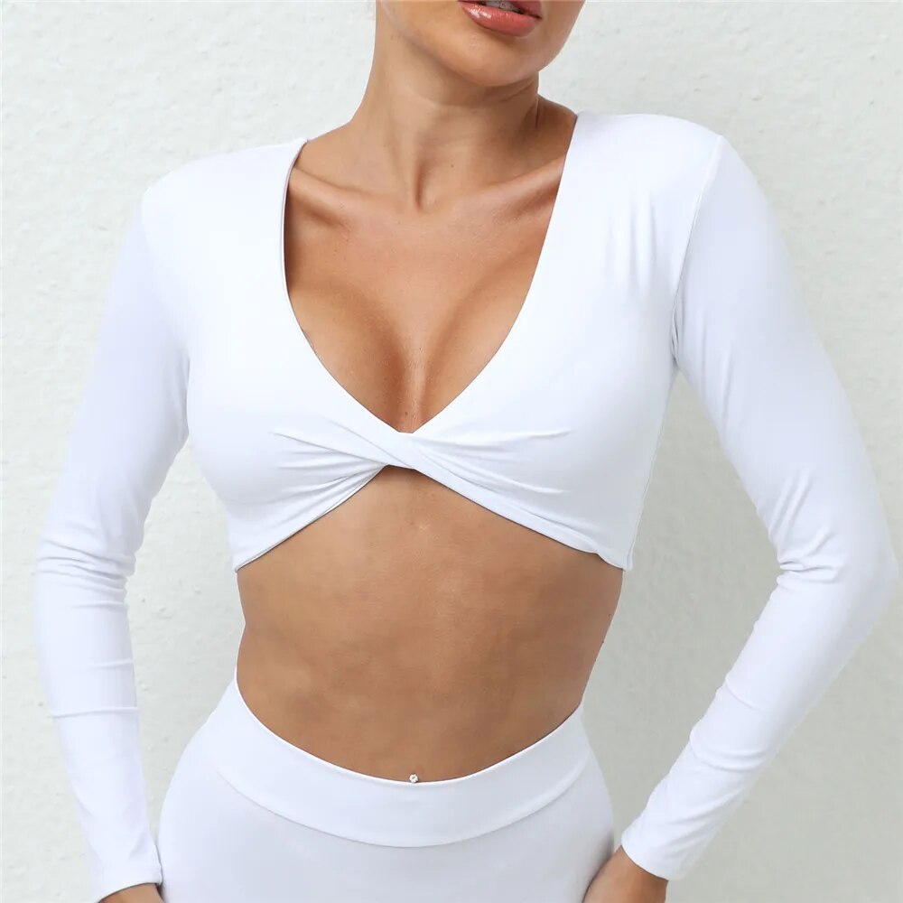 Ultimate Longsleeve Twist Top & Shorts Set