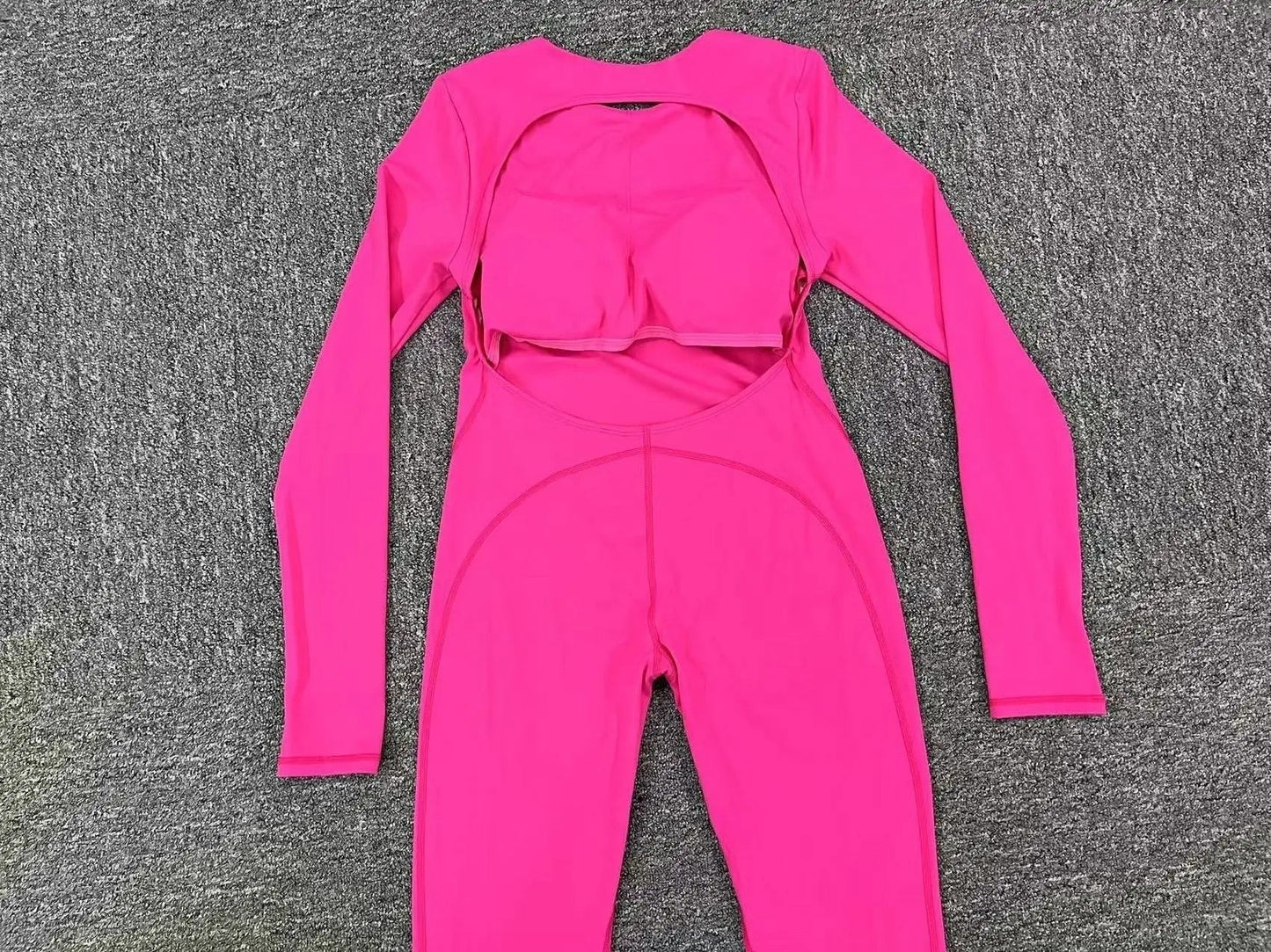 Essential Longsleeve Backless Jumpsuit