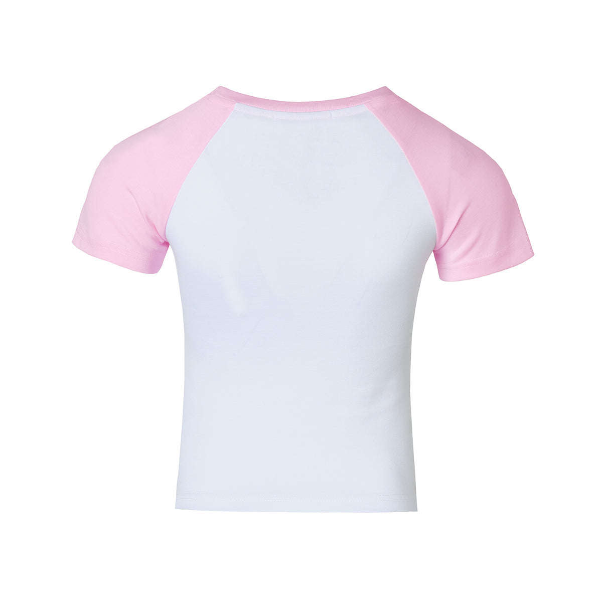 Kroche Hand Painted Puppy Raglan T-Shirt Pink