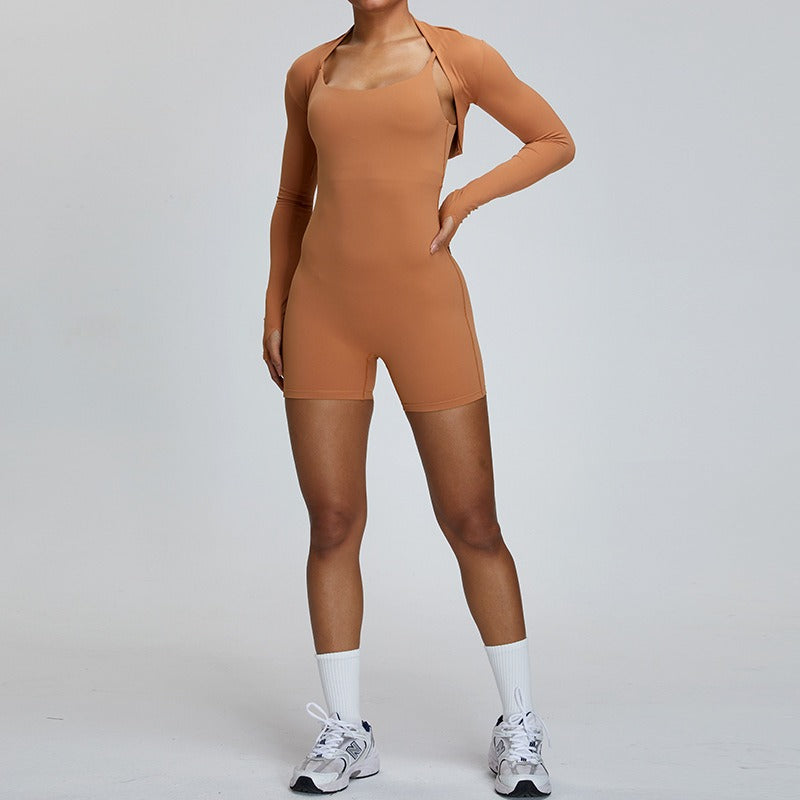 Laila 롱슬리브 볼레로 탑