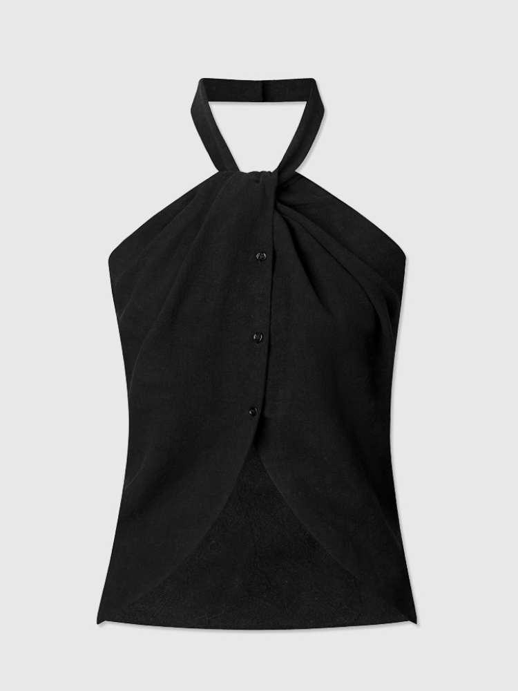 Tencel Linen Halter Top