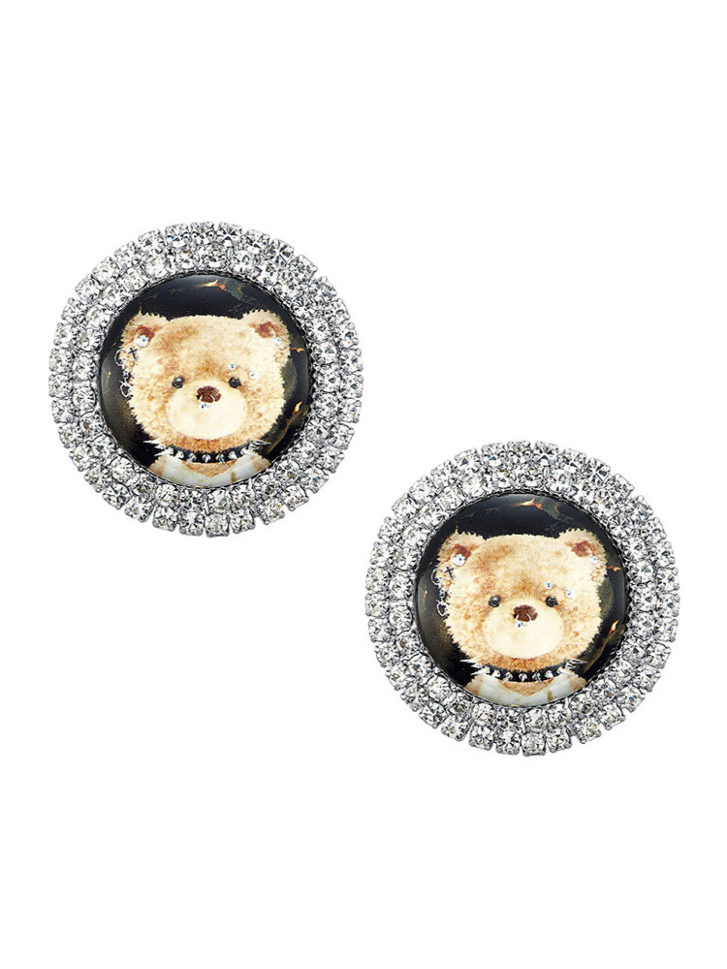 Vintage American Punk Bear Studs and Ear Clips