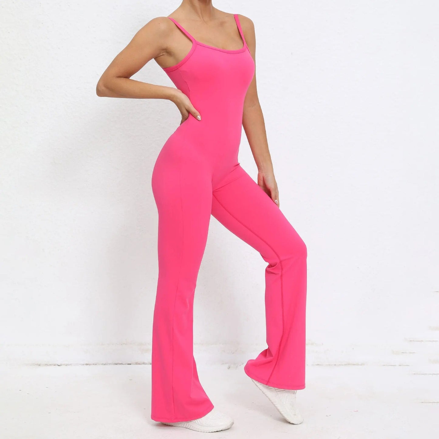 Essential Strappy Flared Jumpsuit