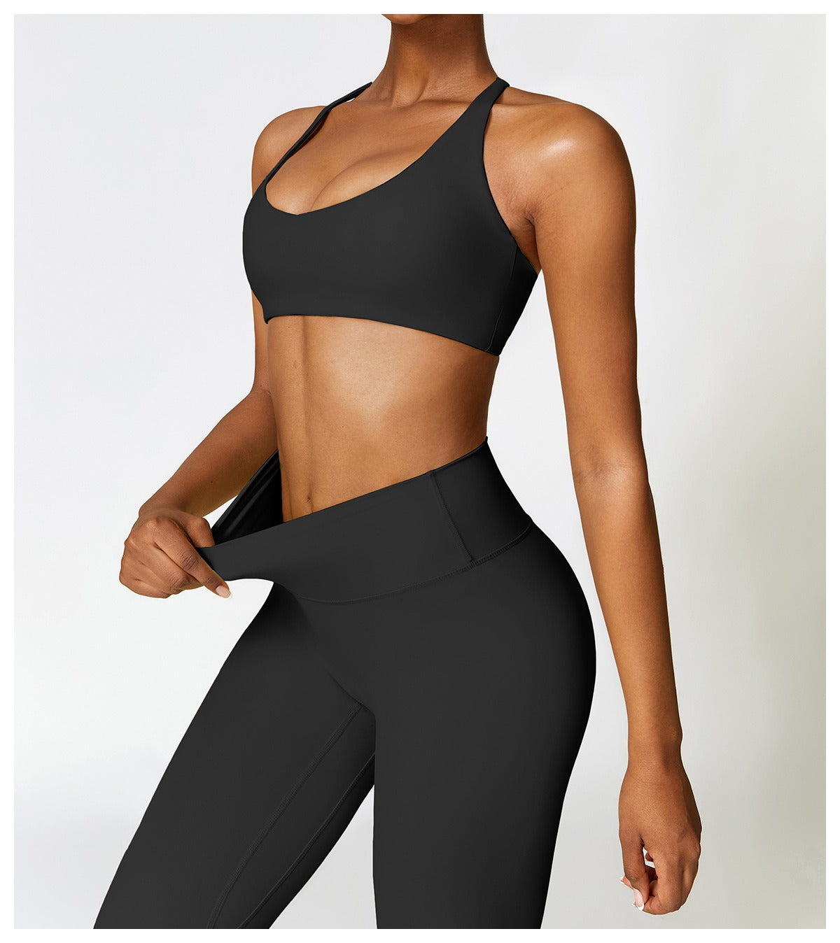 Supreme Cross Back Top & Leggings Set