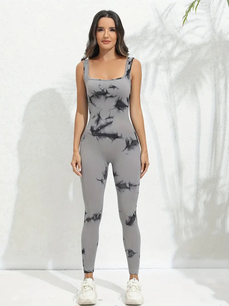 Tie Dye Tank Jumpsuit