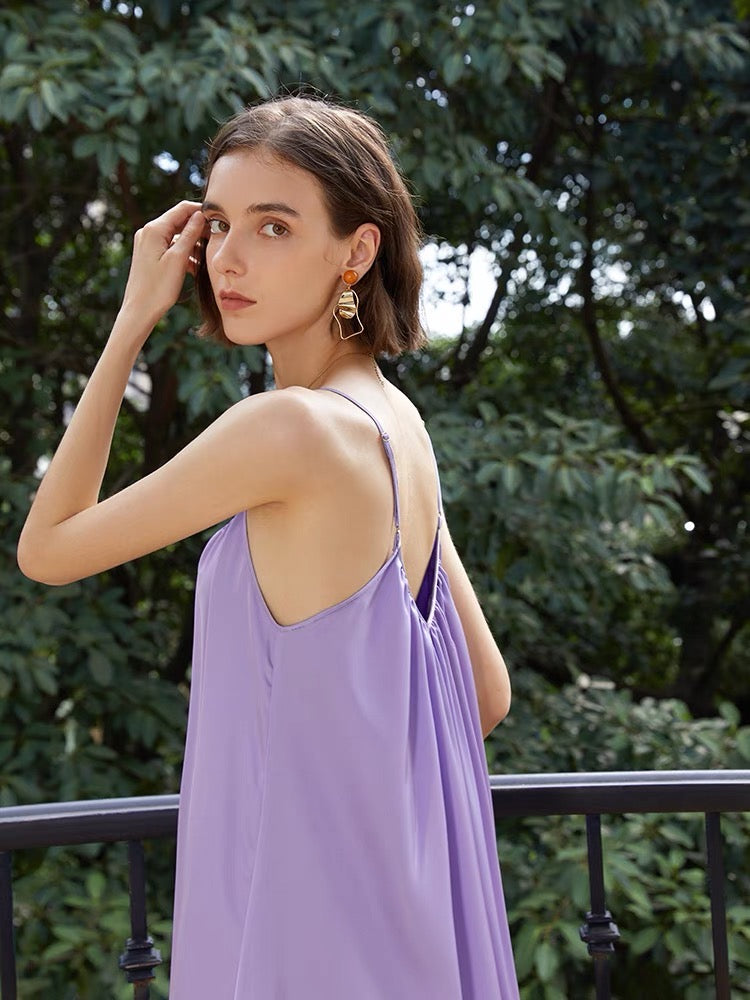 purple tent dress 1980s 80s Vintage Tent Dress Purple Minidress Sz Xl Plus 1960s 60s 1990s 90s Embroidered Sheer Midi Pleats Fortuny Jiani