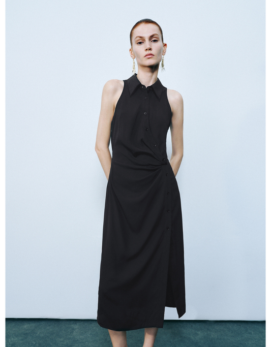 Sleeveless Straight Dress