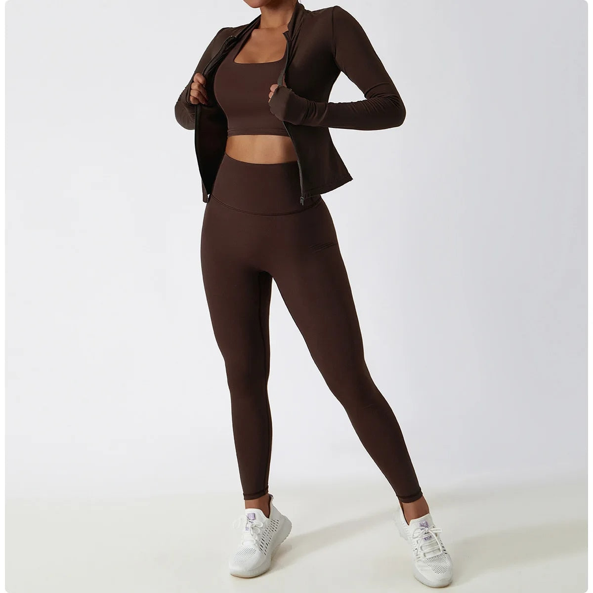 Viral Zip Longsleeve & Leggings Set