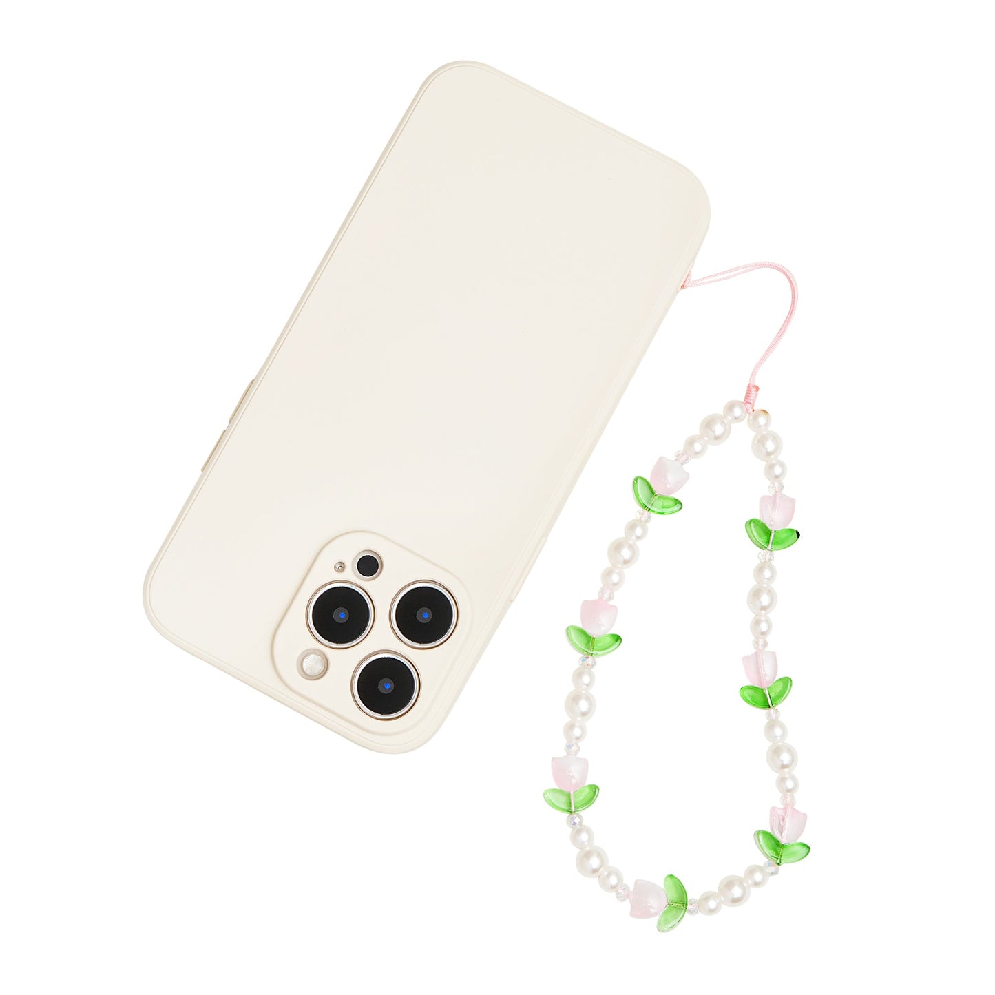 Tulip Beaded Phone Charm