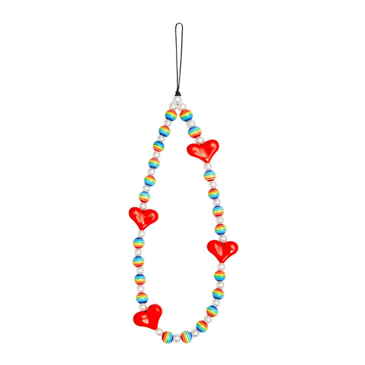 Rainbow Love Phone Charm