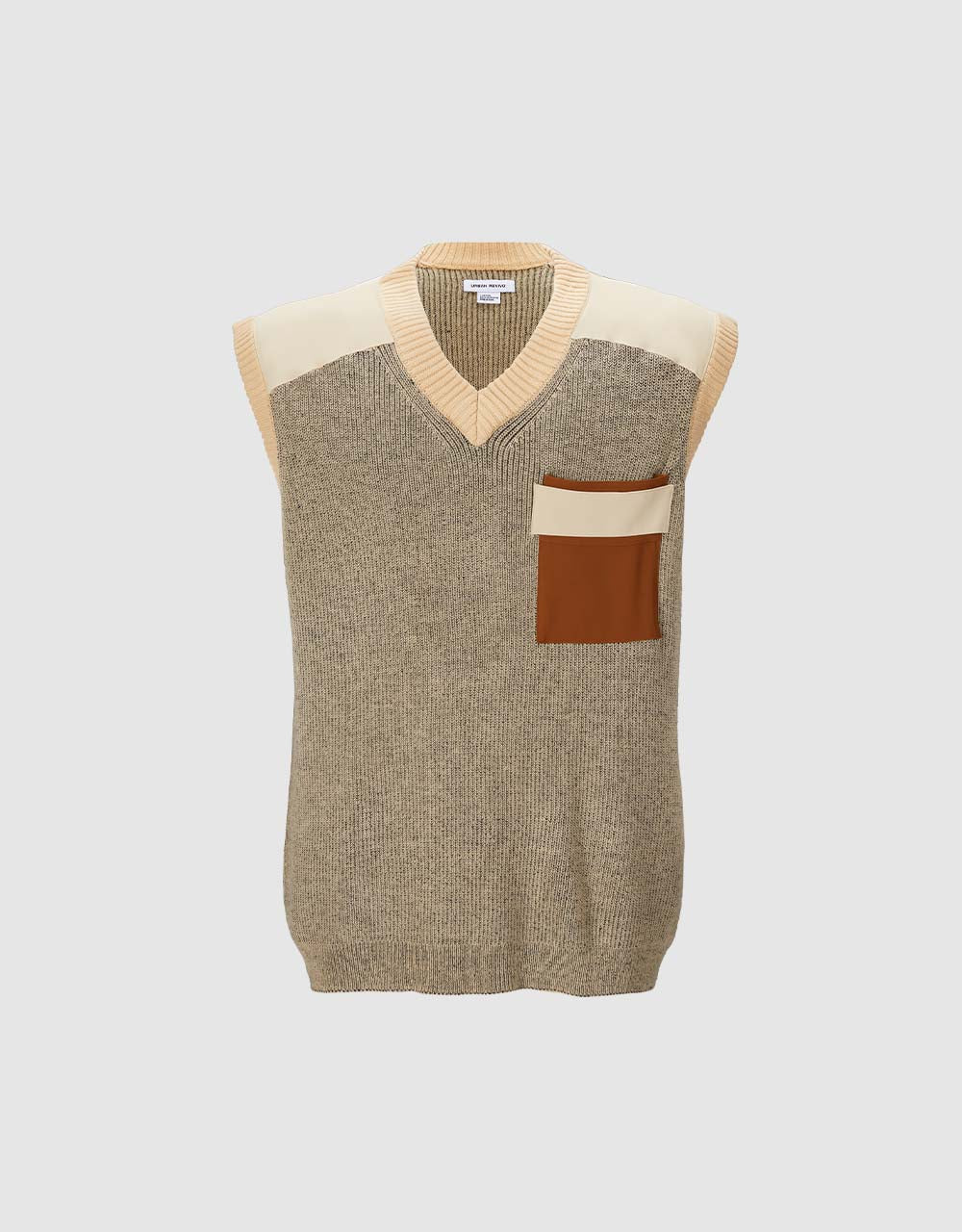 Colorblock Sweater Vest