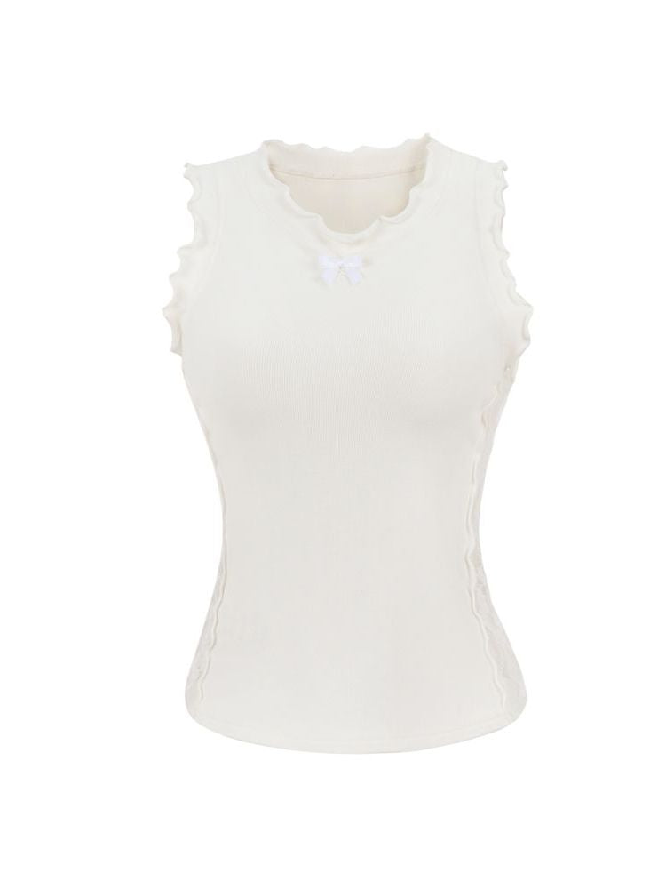 멜로우 사이드 레이스 섹시 타이트 컷소우 