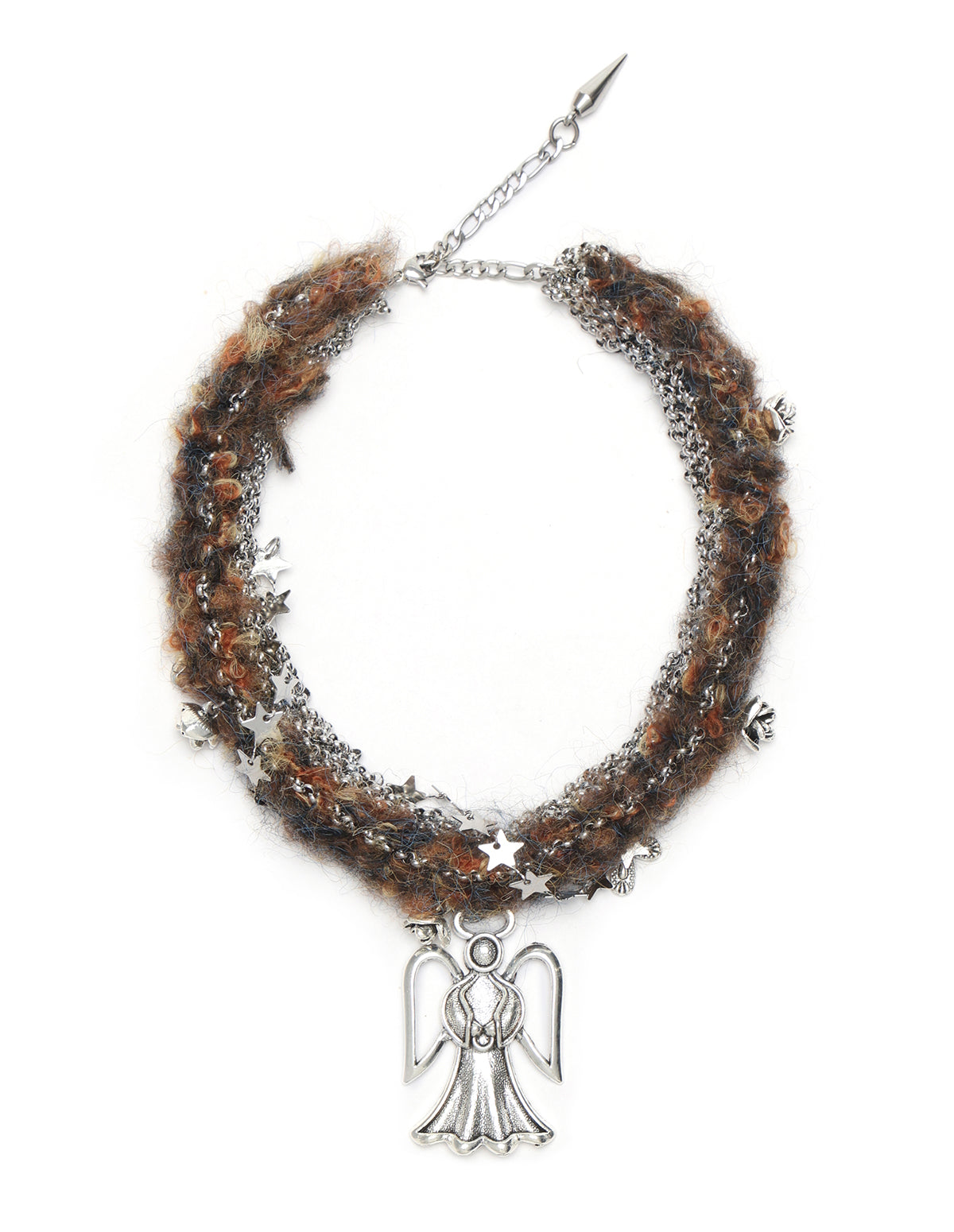 Alloy Angel Wool Punk Choker RUN0051