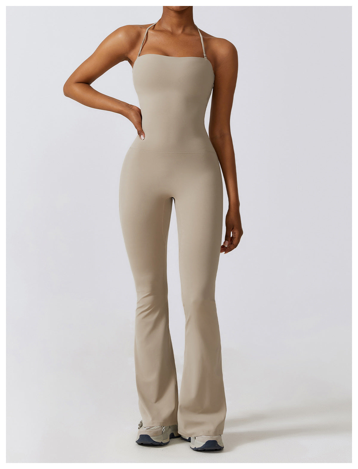 Krista Sculpt Flared Jumpsuit