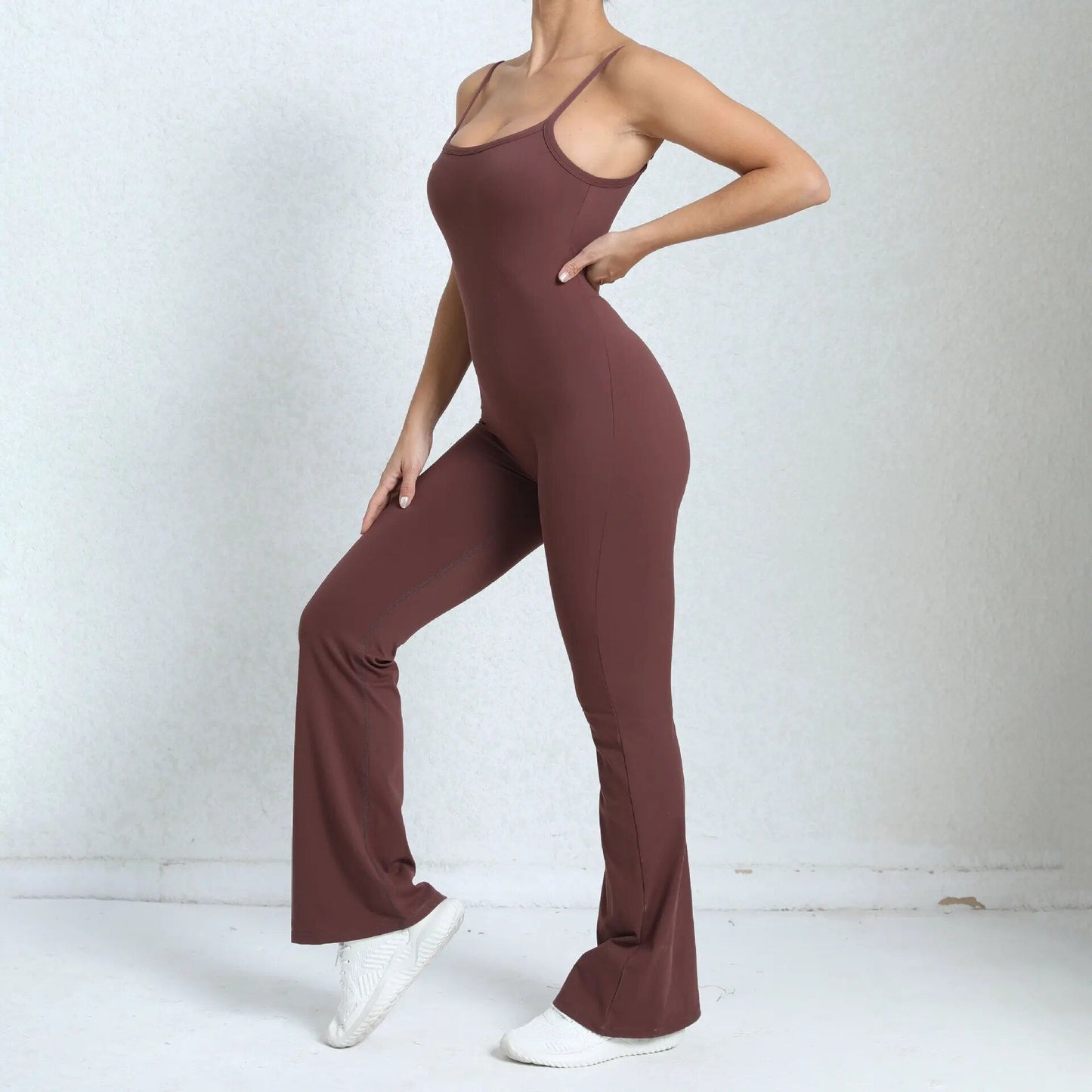 Essential Strappy Flared Jumpsuit