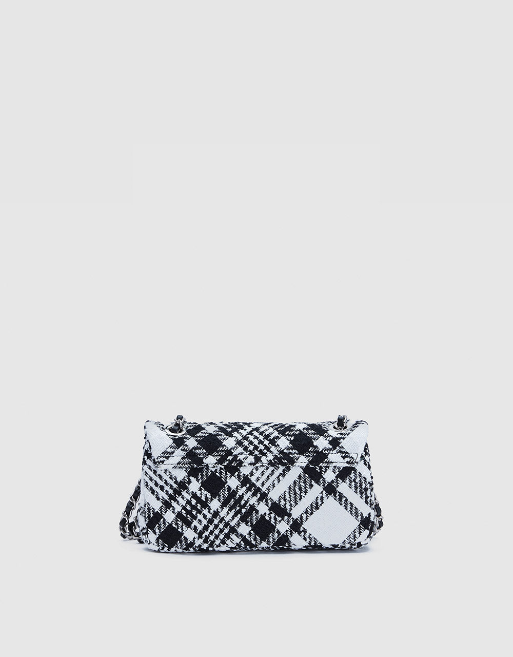 Plaid Tweed Shoulder Bag